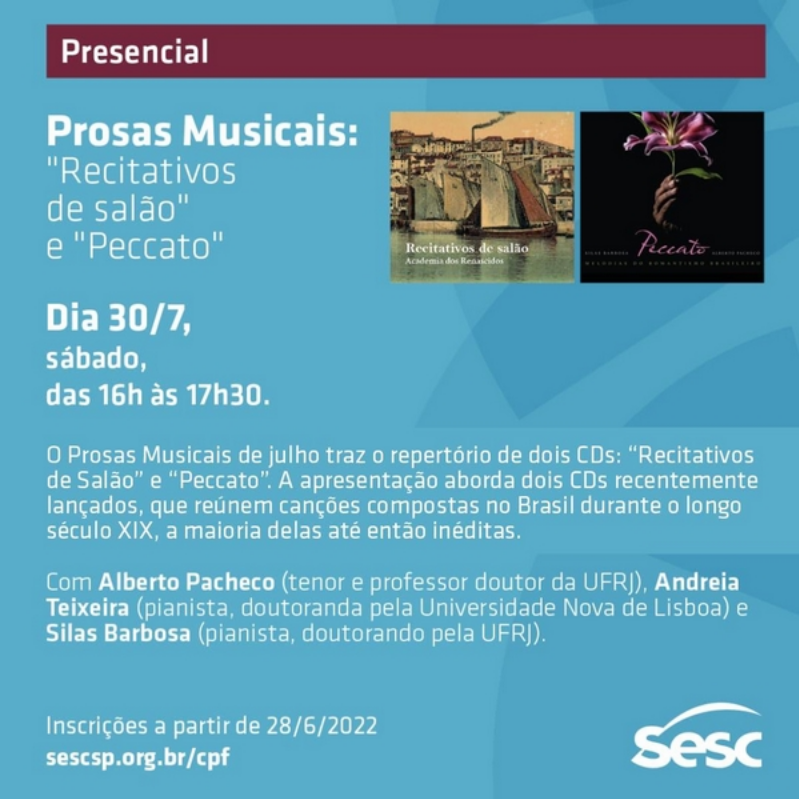 Prosas Musicais: 