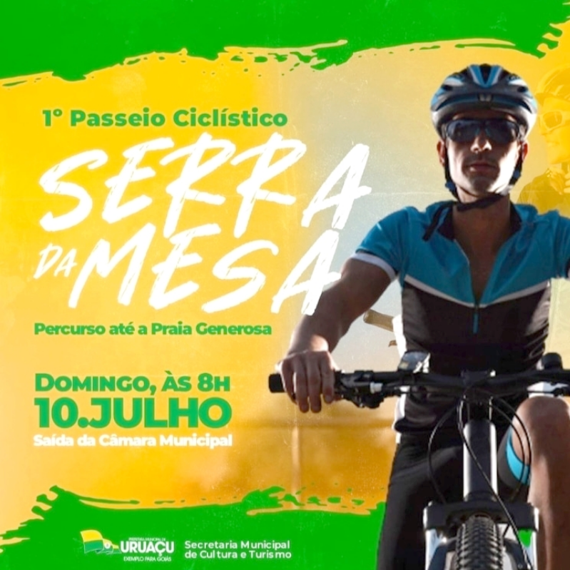 1° Passeio Ciclístico Serra da Mesa – Uruaçu GO
